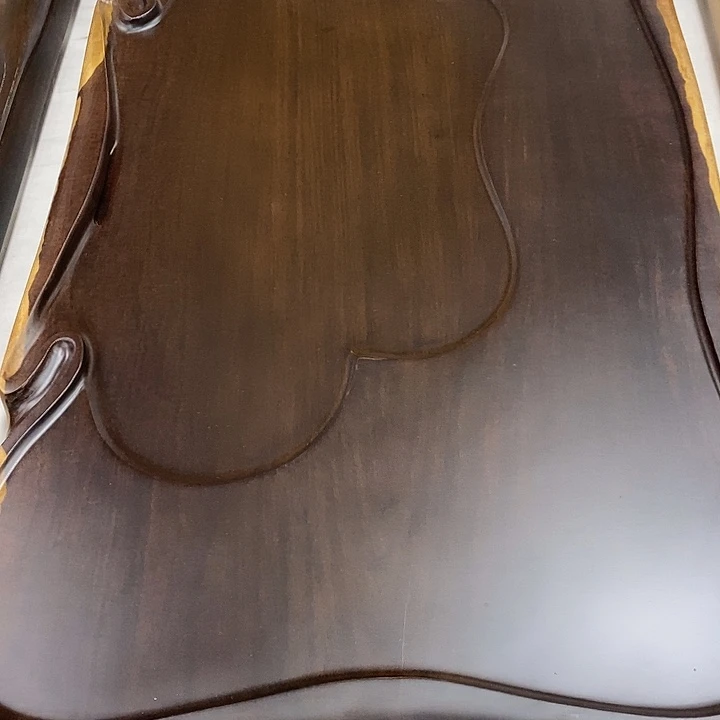 星***安黑檀木如意茶盘80/45