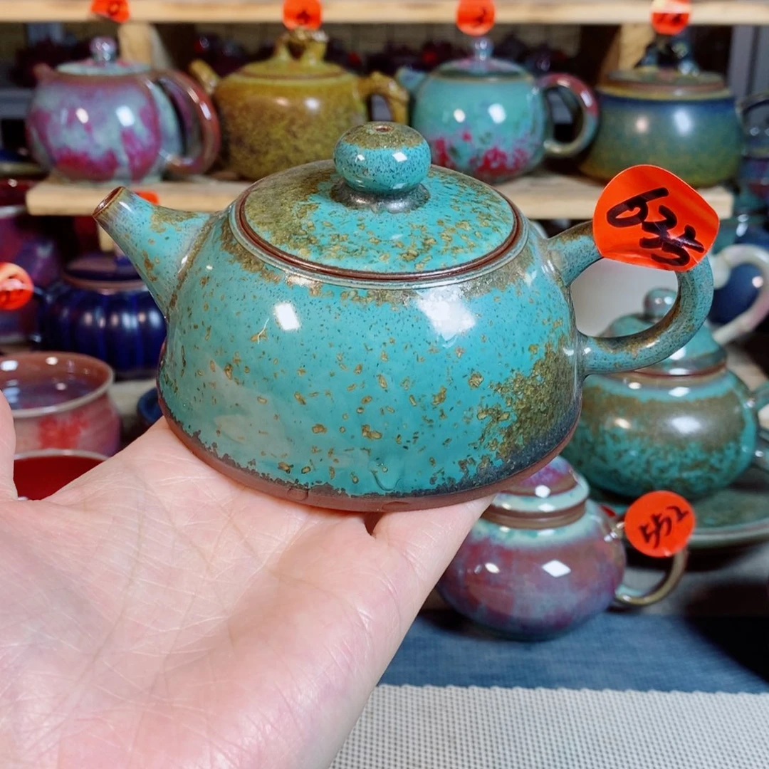 神后钧瓷手工。茶器