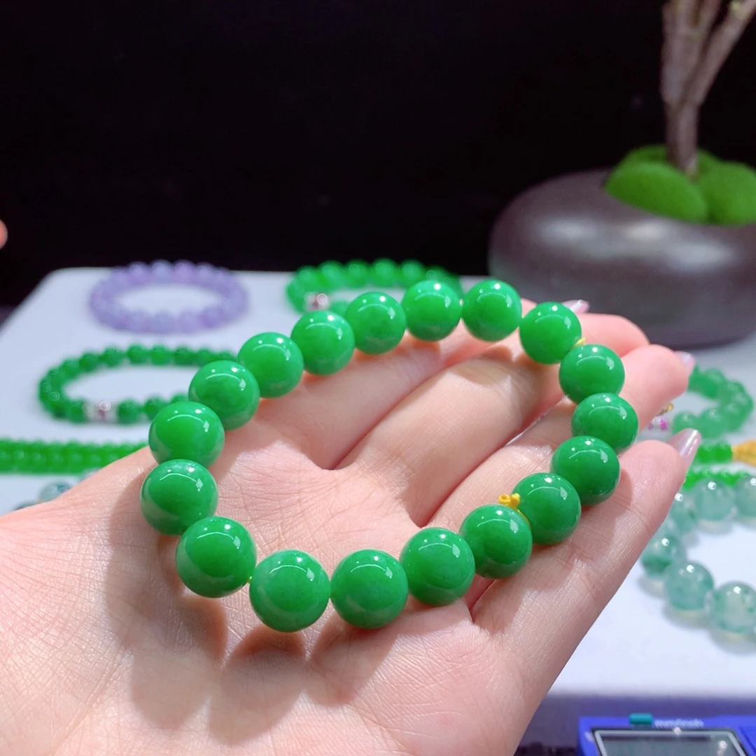 翡翠未镶嵌手串天然翡翠