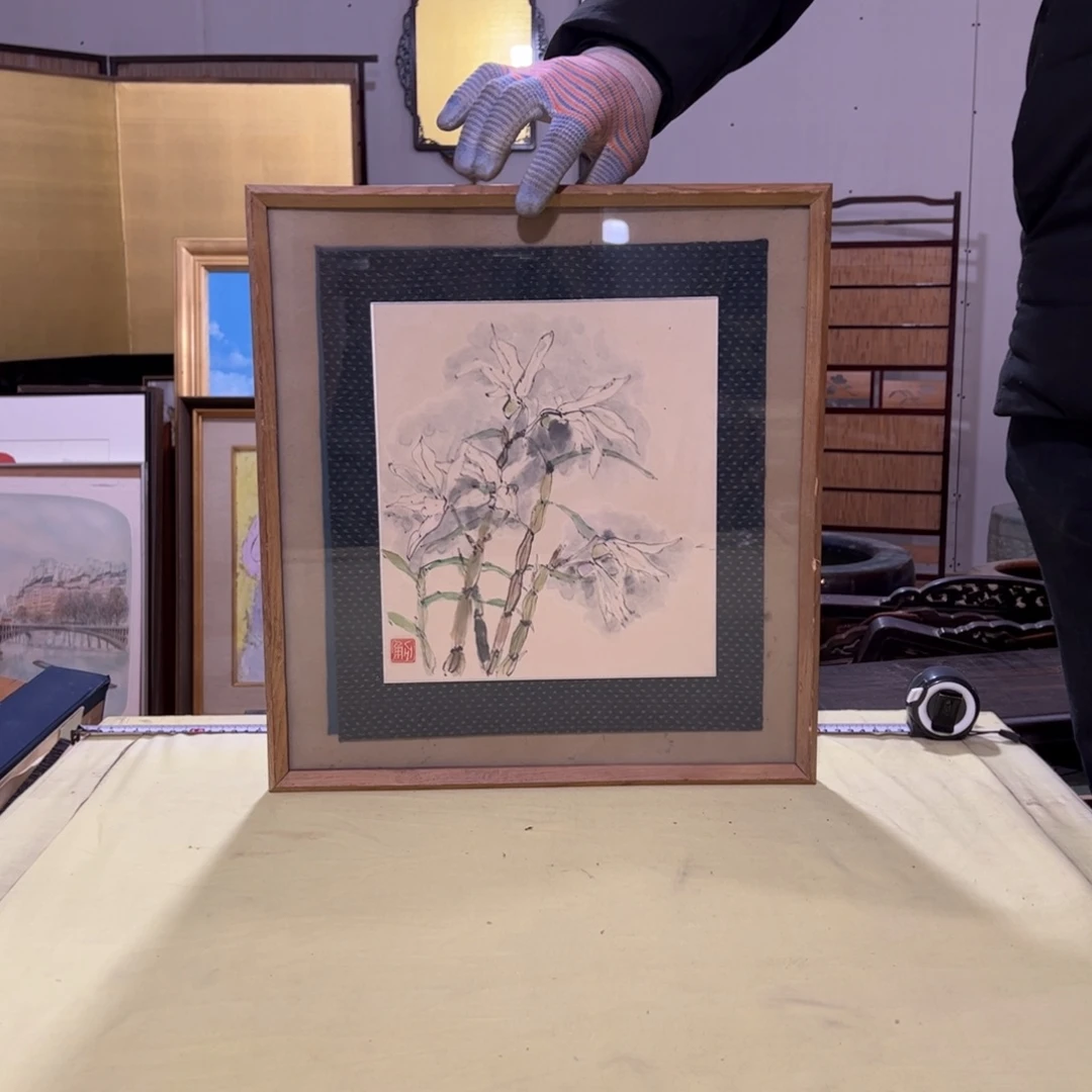 绘画有*呀屏风框画油画版画回流