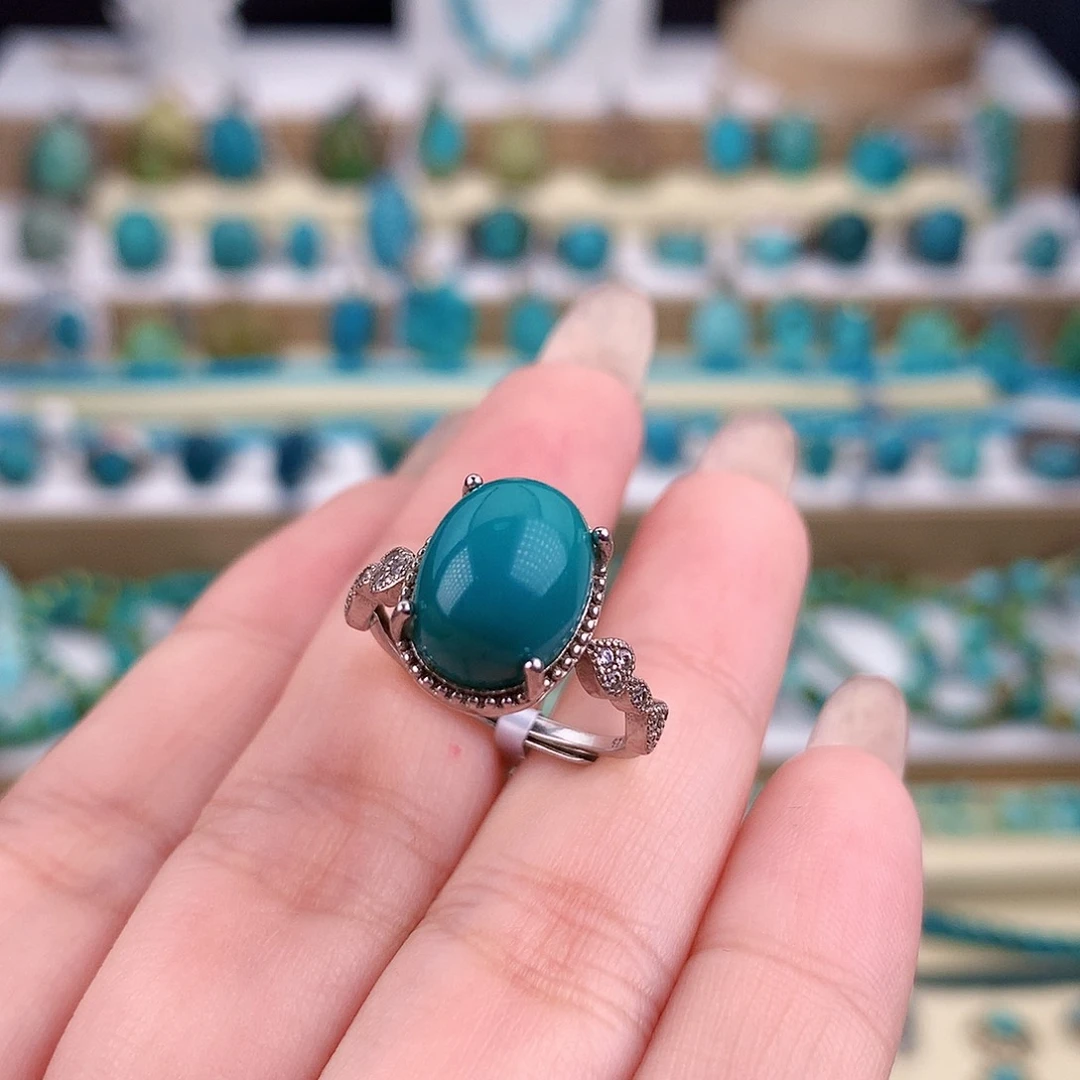 绿松石未镶嵌戒指