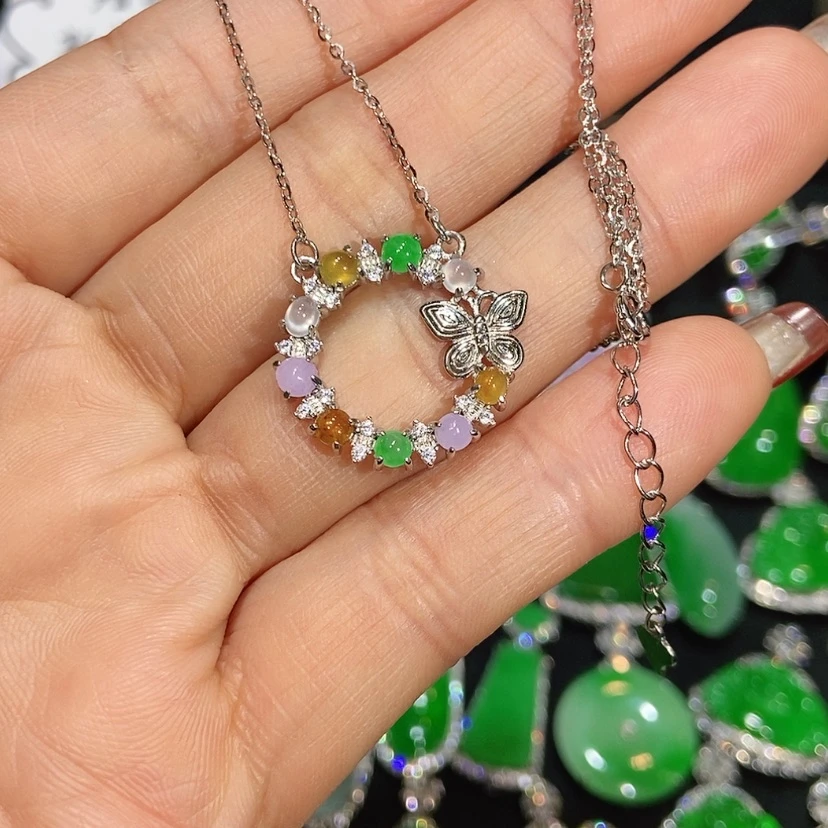 【闪购商品】翡翠颈饰未镶嵌天然翡翠