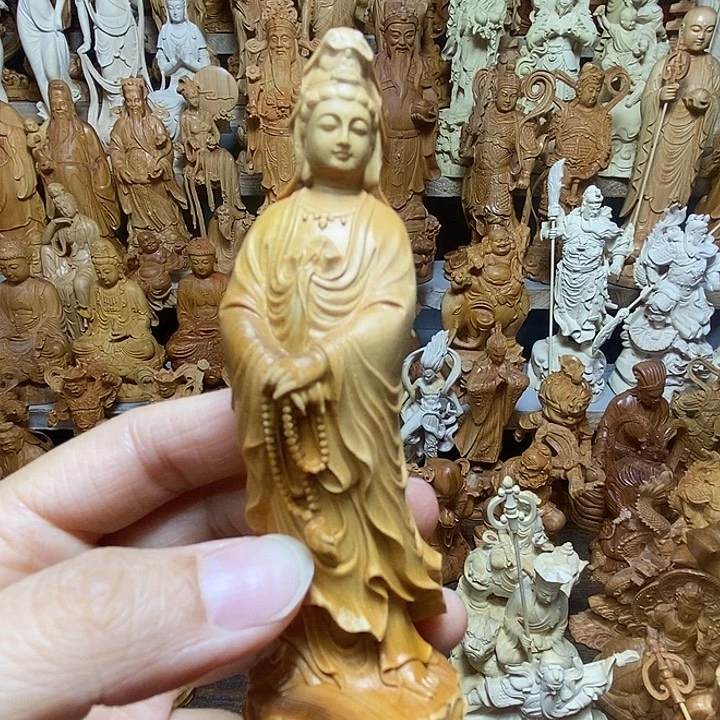 柏木（崖柏）观音 带油脂