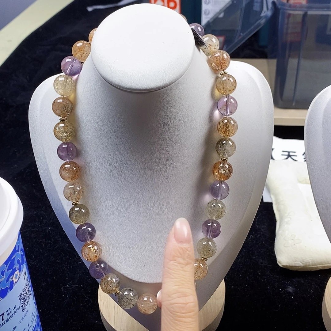 水晶手链银S925镶嵌