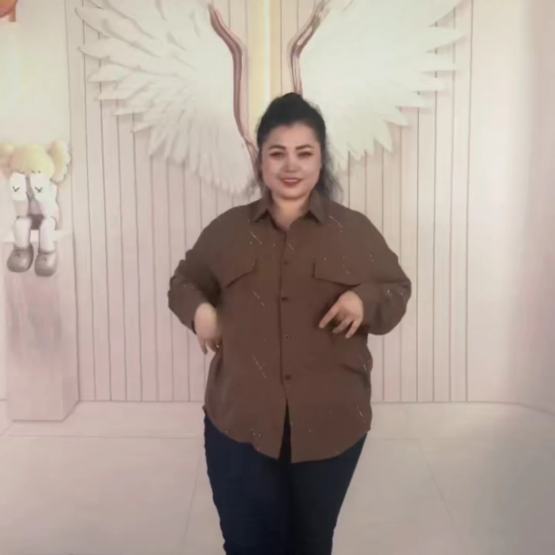 胖美女大码女装衬衣02号 kopta