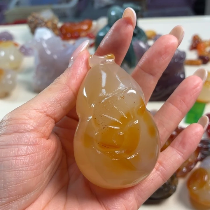 玛瑙/玉髓未镶嵌吊坠(不含链)