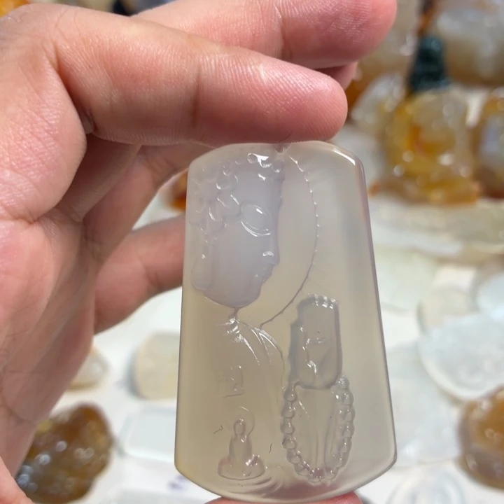 未镶嵌吊坠(不含链)玛瑙/玉髓