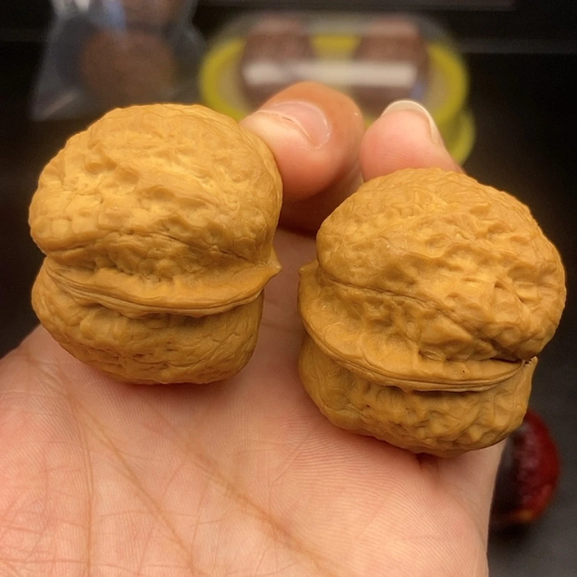 【闪购商品】把件文玩核桃38尺名铁方尊金蟾