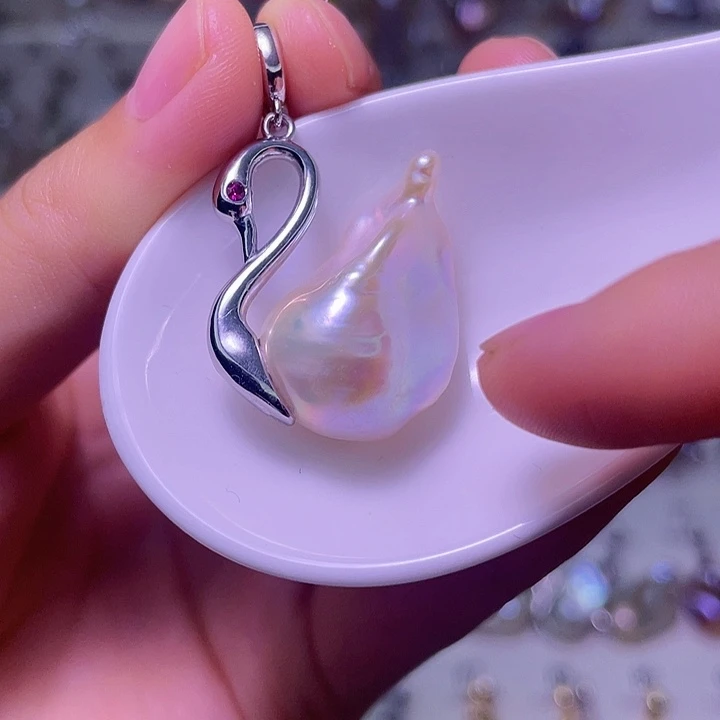 合金颈饰淡水珍珠05