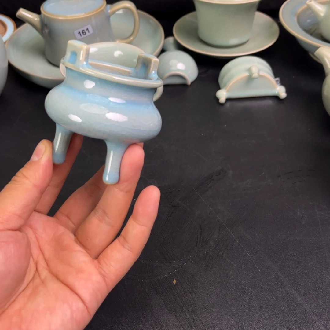 【闪购商品】香炉天蓝汝瓷