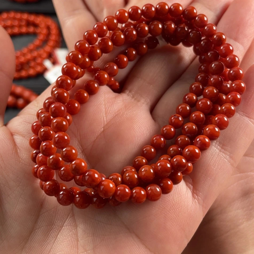 南红玛瑙未镶嵌手链妞4.8