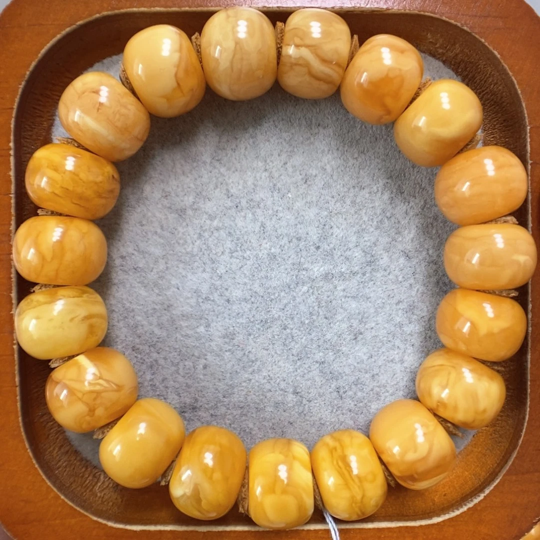 蜜蜡手绳未镶嵌蜜蜡手串