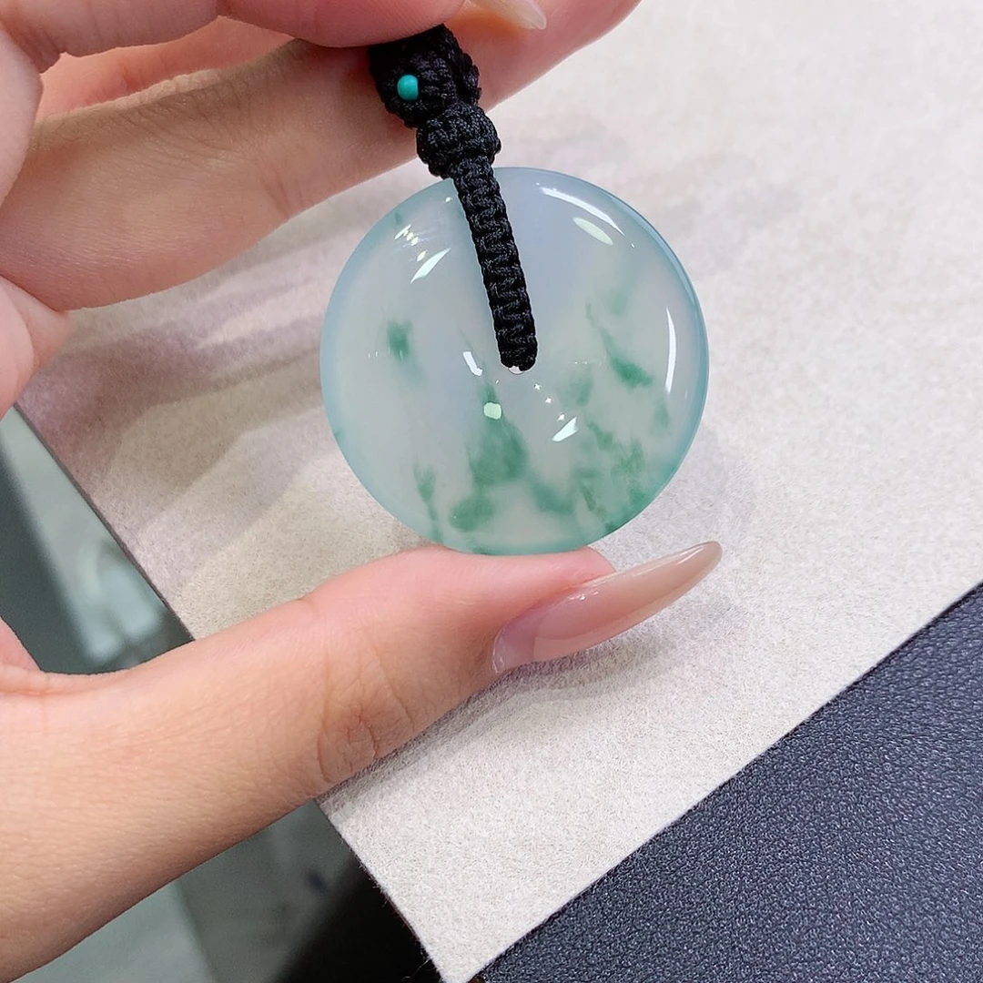 翡翠未镶嵌吊坠(不含链)34.5-6.2