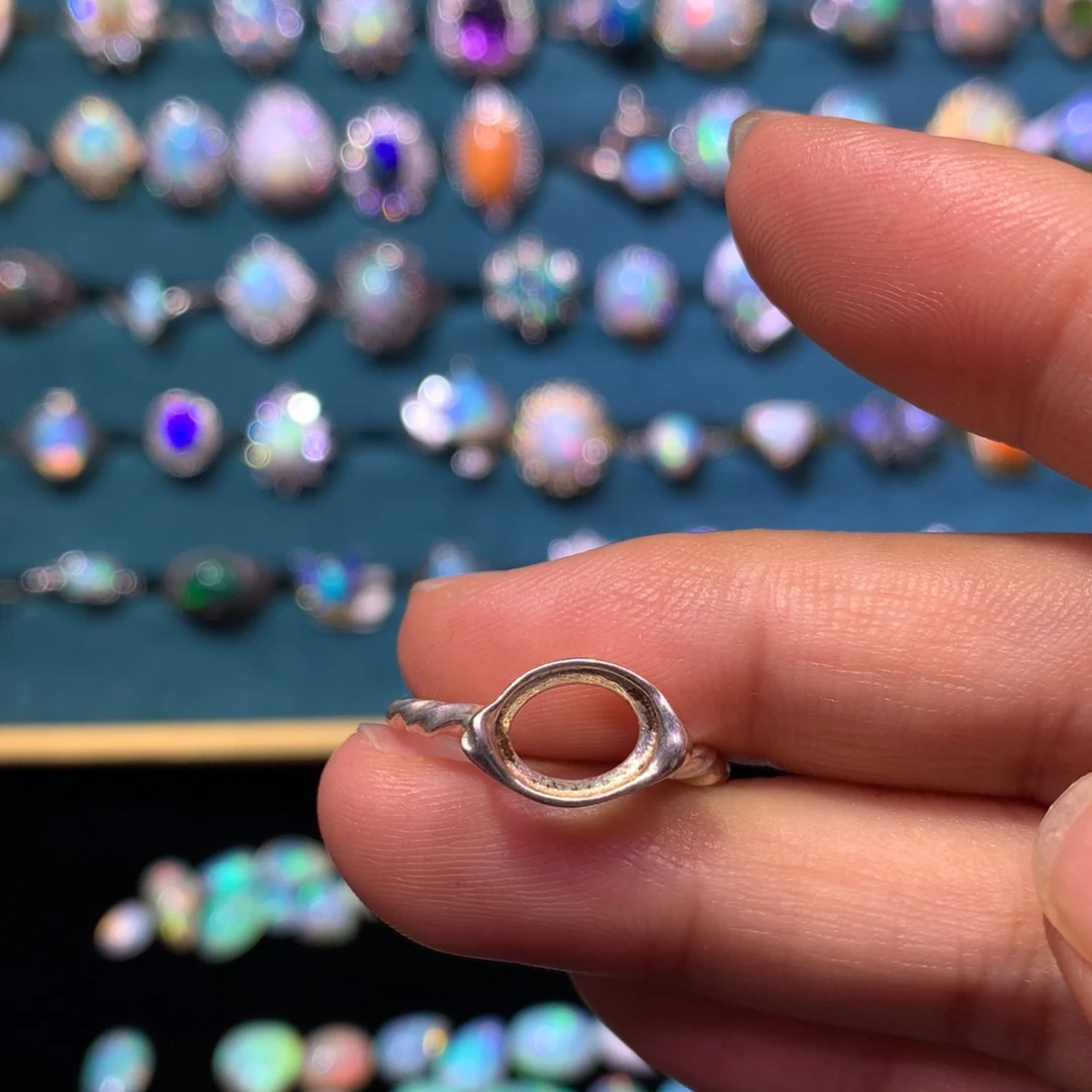 仙***)欧泊银S925镶嵌优惠券