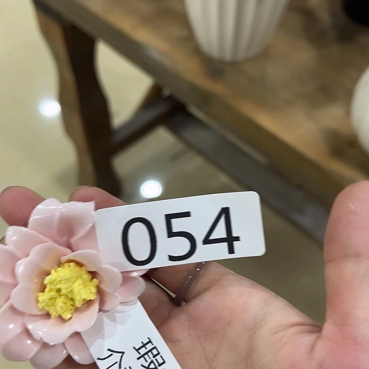 新店开业手工陶瓷小花054