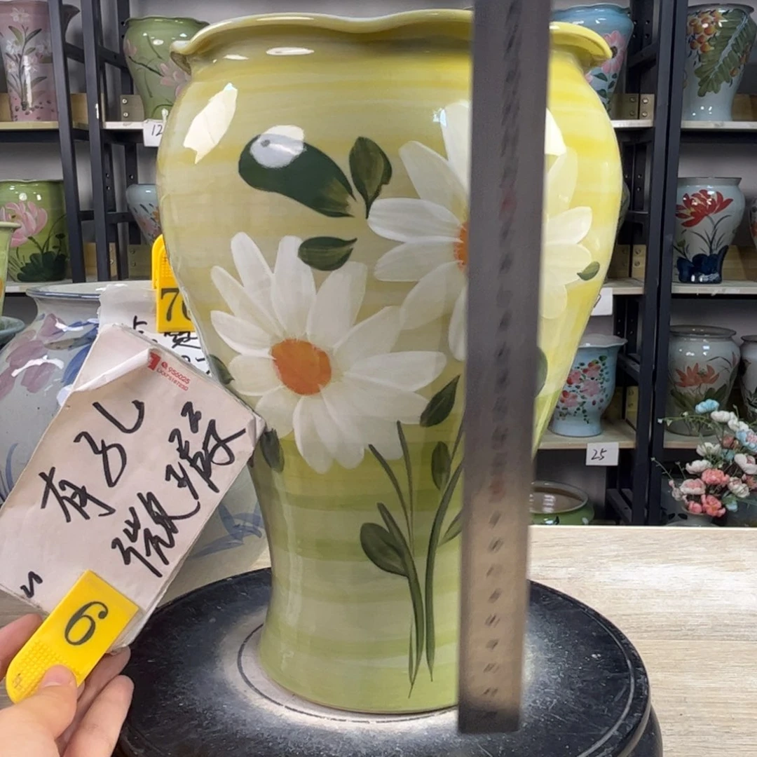 罐鱼**䲜1tc景德镇陶瓷花盆