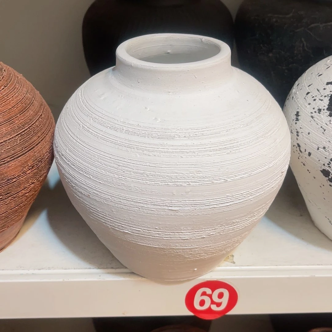 红陶无孔无孔口径8高度20