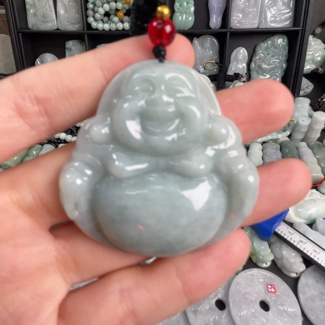 翡翠未镶嵌吊坠(不含链)微瑕