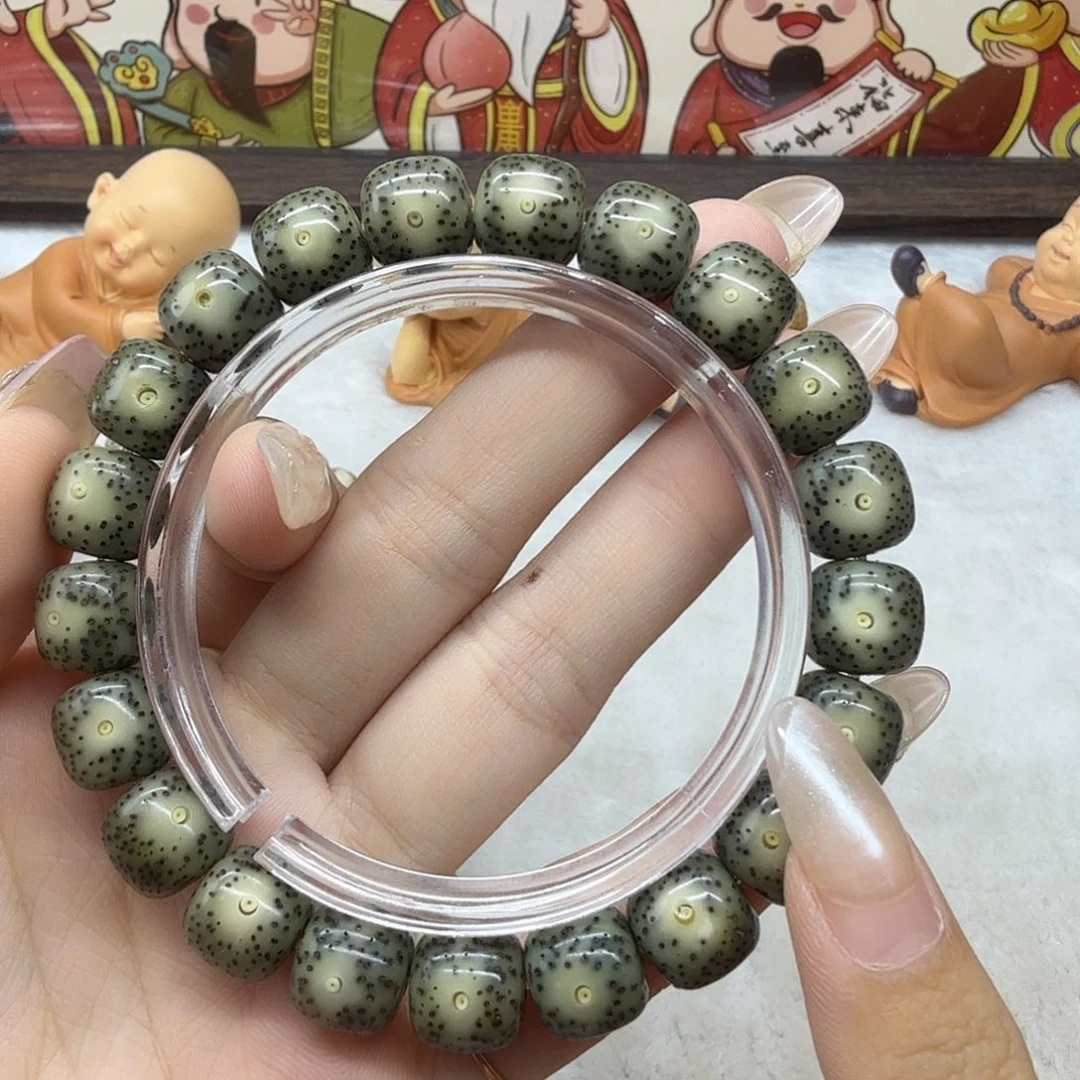 鲜***奔星月菩提吊坠11×10糯冰ab55