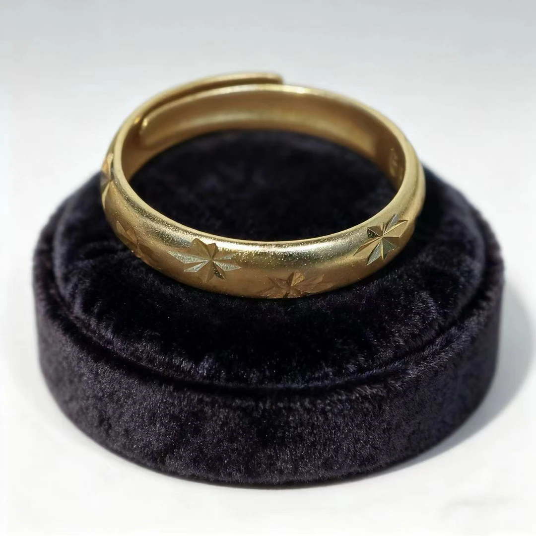 铜合金戒指 中古迪拜风满天星成戒指