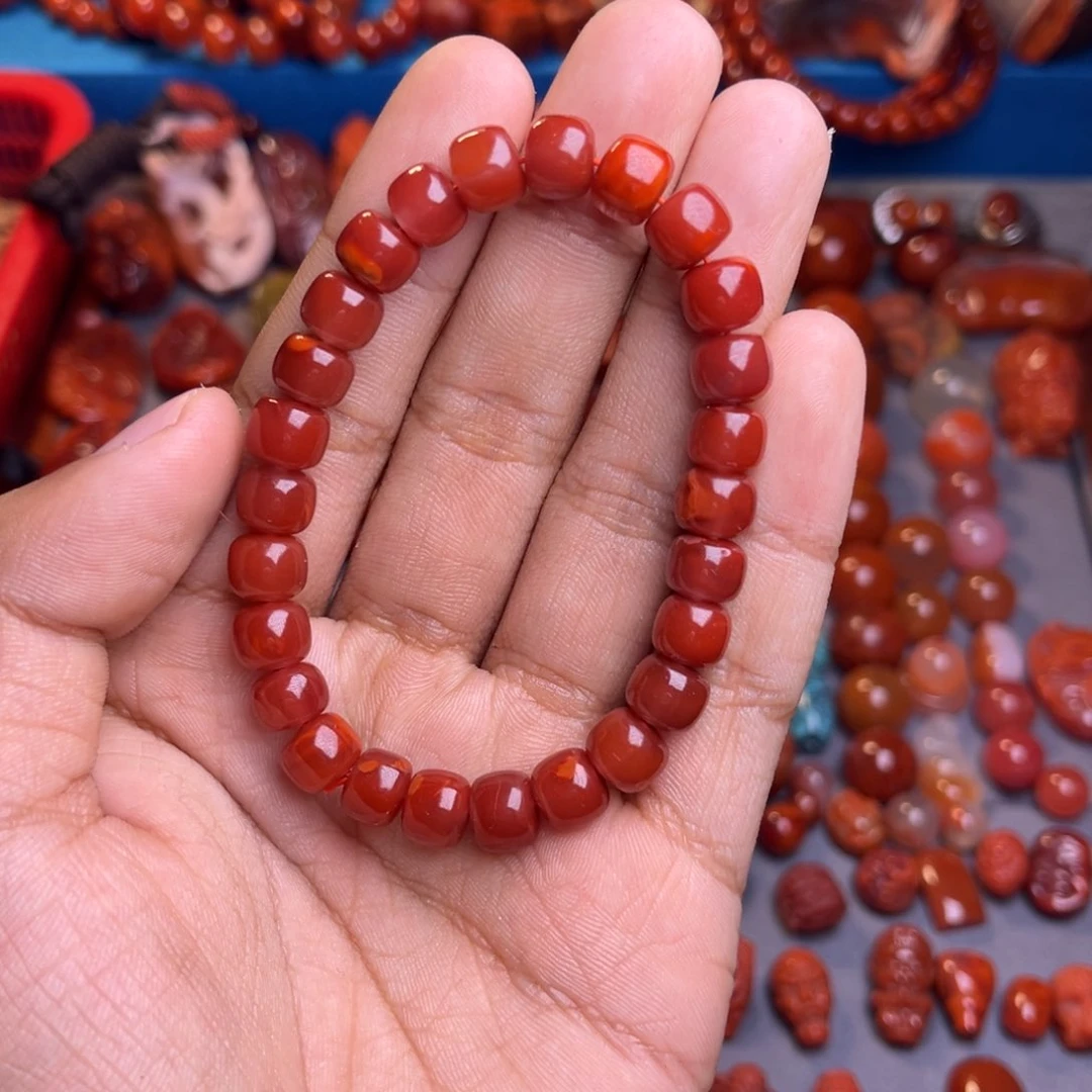 未镶嵌手链南红玛瑙