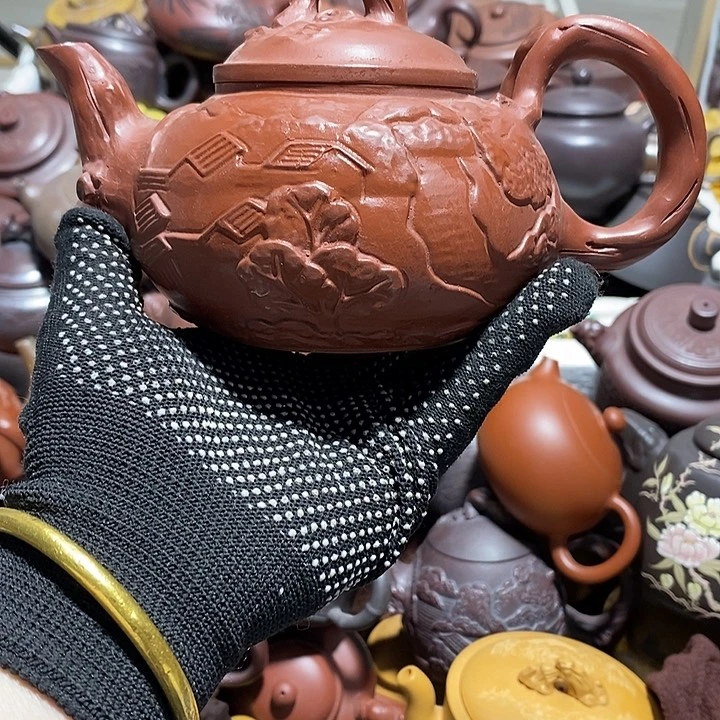 紫砂茶壶微瑕微笑