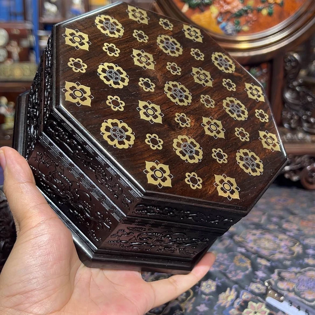 【闪购商品】黑酸枝木类成套家具盒子