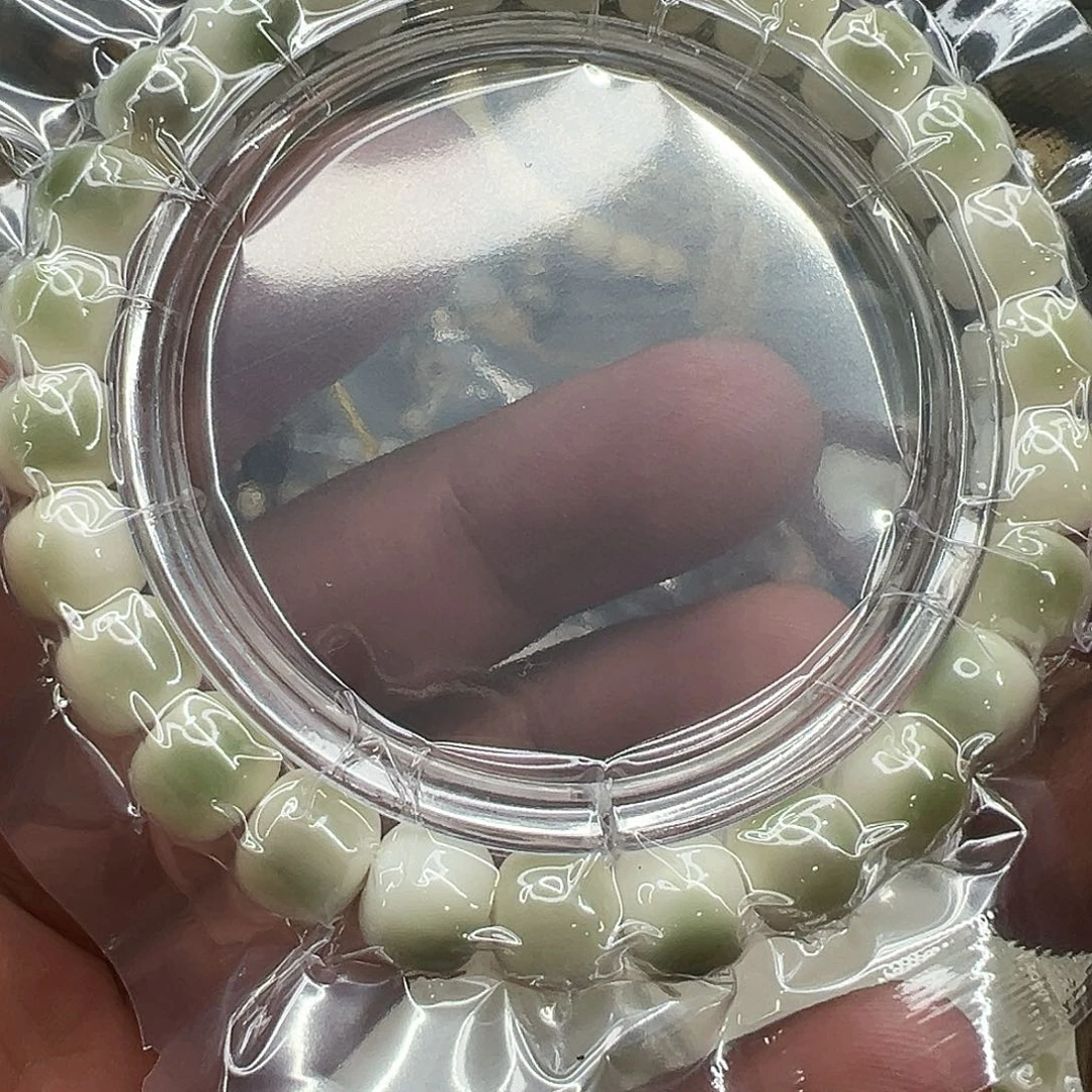 白玉菩提手串122山水白菩提单圈0.9