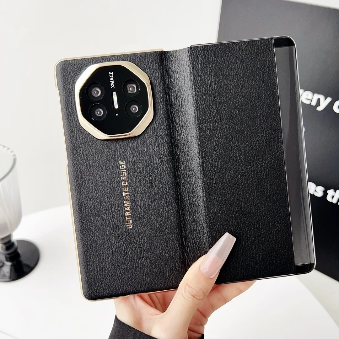 适用华为matex5手机壳新款秒变XT非凡大师高档商务智能视窗皮套