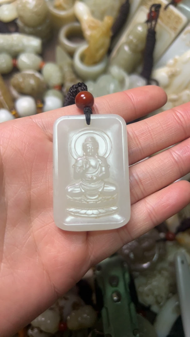 和田玉白玉玉挂件