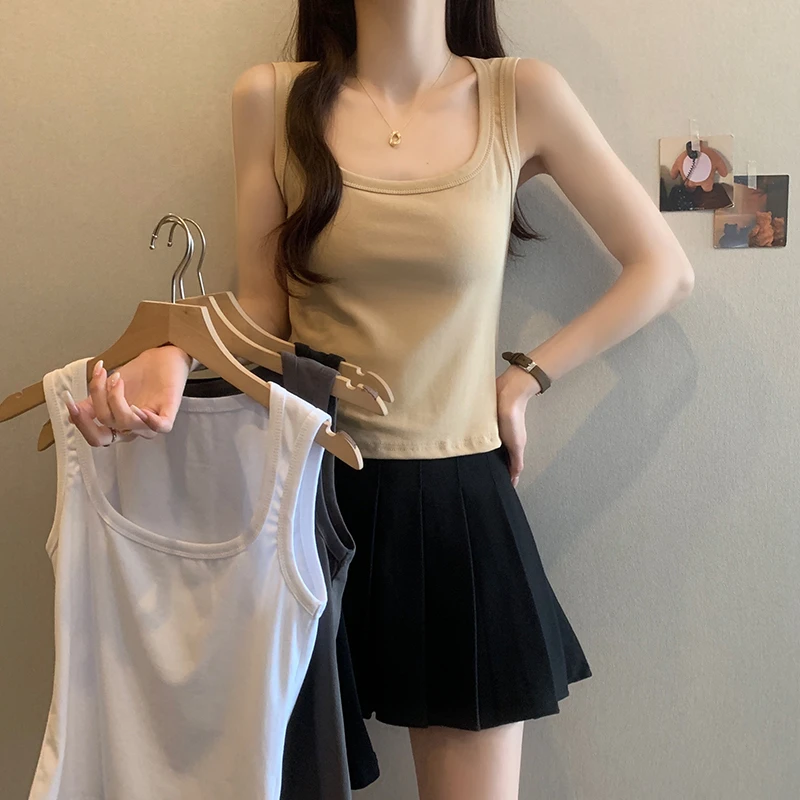 芷蕾大码吊带女背心夏季内搭胖mm外穿防走光无袖打底显瘦2025上衣