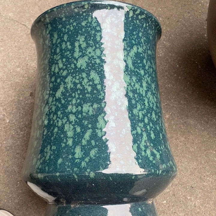 紫砂花盆高约30口约20