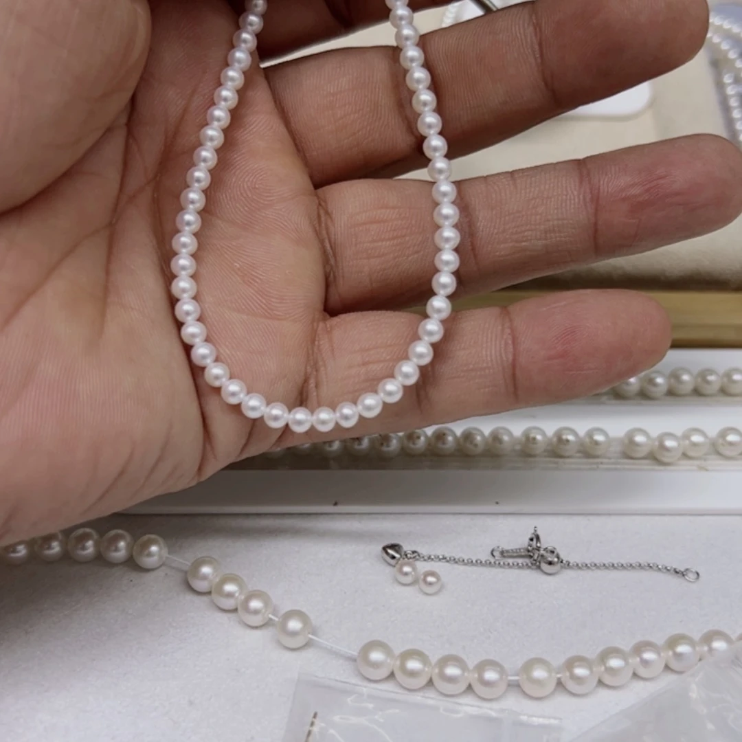 【闪购商品】颈饰银S925镶嵌淡水珍珠