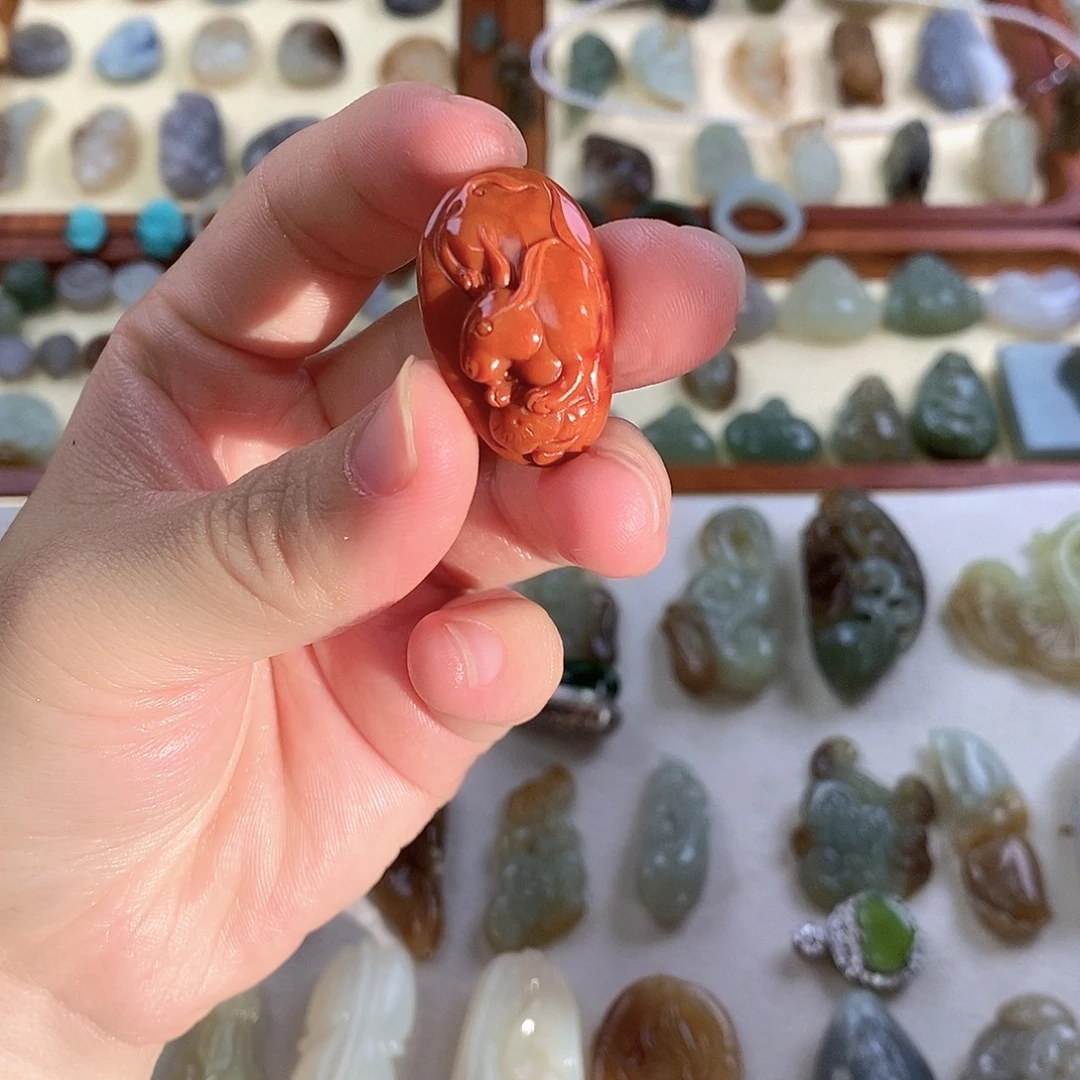 南红玛瑙合金手链