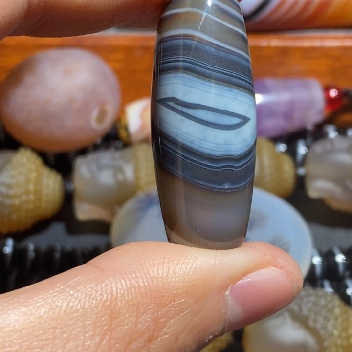 玛瑙/玉髓未镶嵌项链