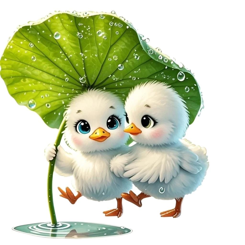 可爱贴纸鸭子粘贴卧室客厅室内防水墙面贴画装饰装饰画墙上