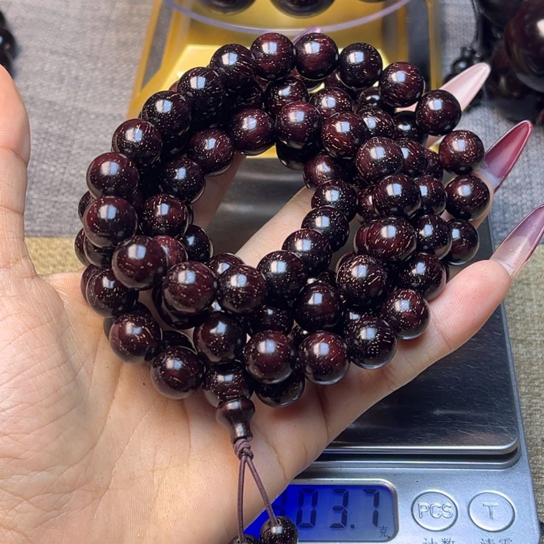 檀香紫檀（小叶紫檀）蓝**源1.0*108