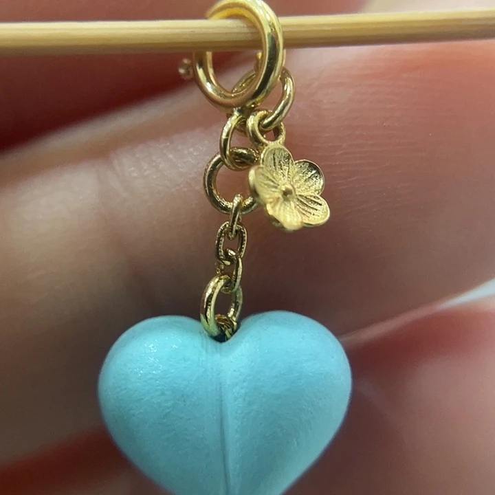 绿松石18K金镶嵌珠宝奇石