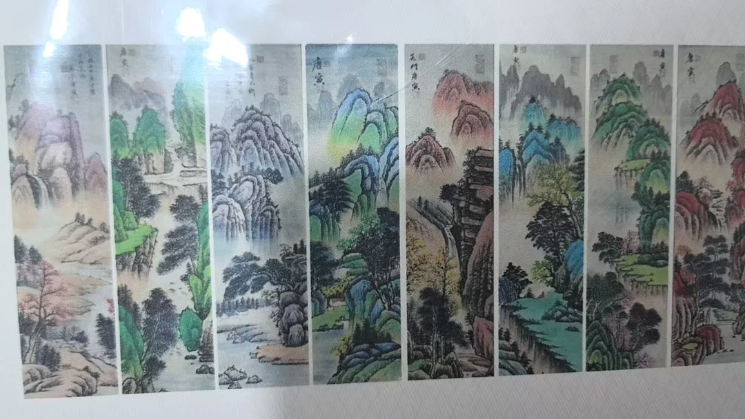 【仲奇】山水八条屏装饰画芯