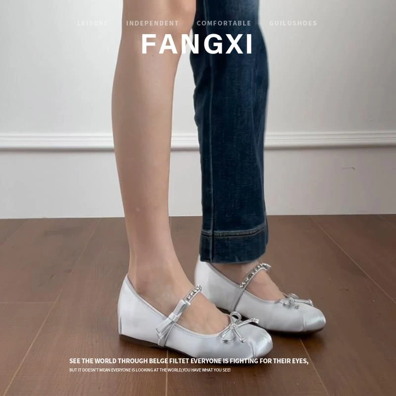 【DICECK官方正品】2025新款法式水钻一字扣带内增高玛丽珍鞋子女