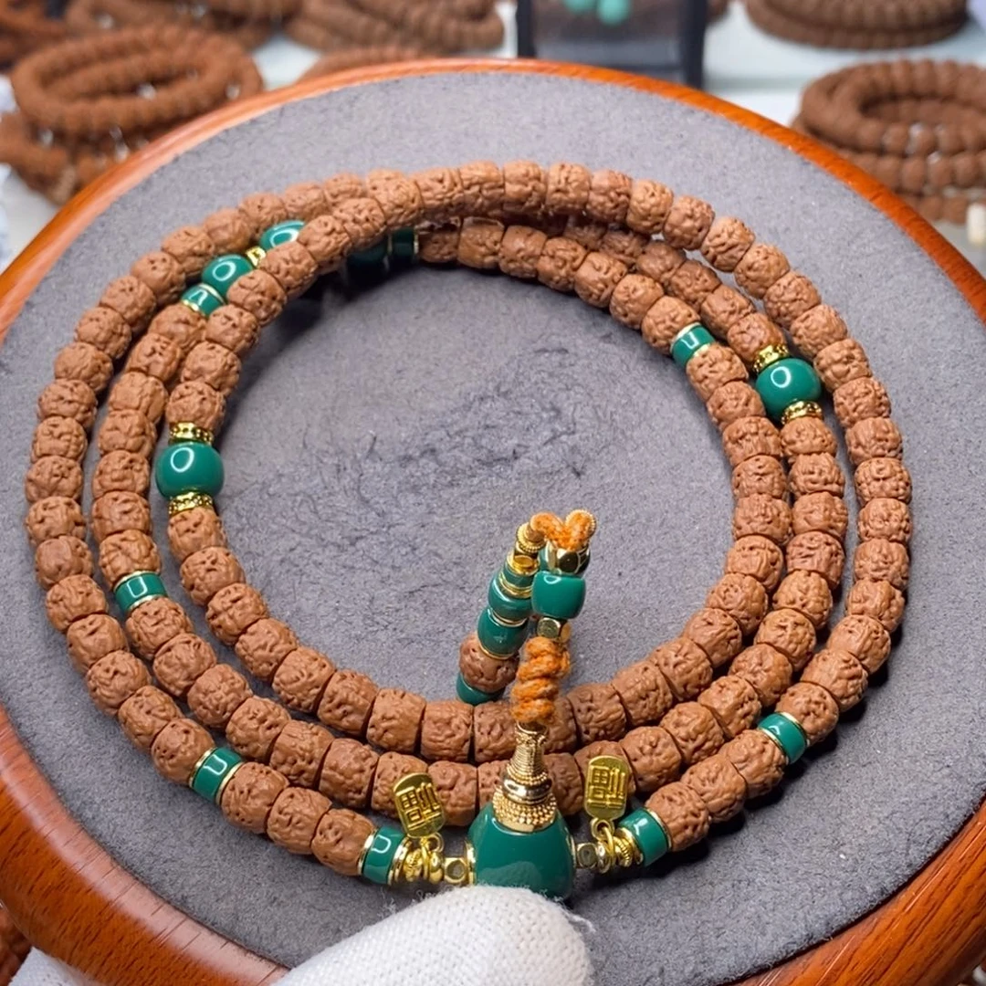 吊坠金刚菩提五爪金龙龙切佛手套装，尺寸8