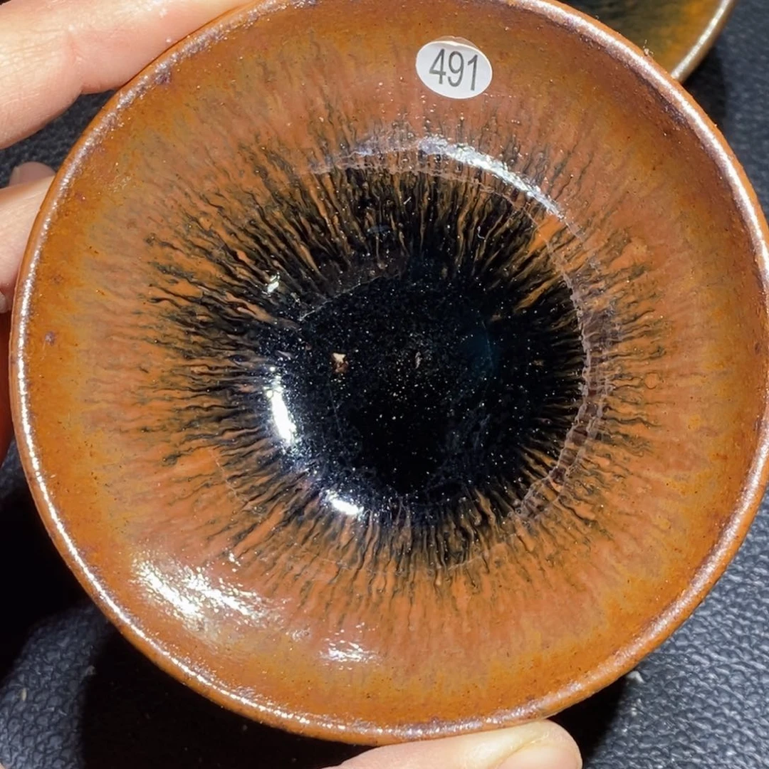 茶盏老**影三溪窑龙窑柴烧491