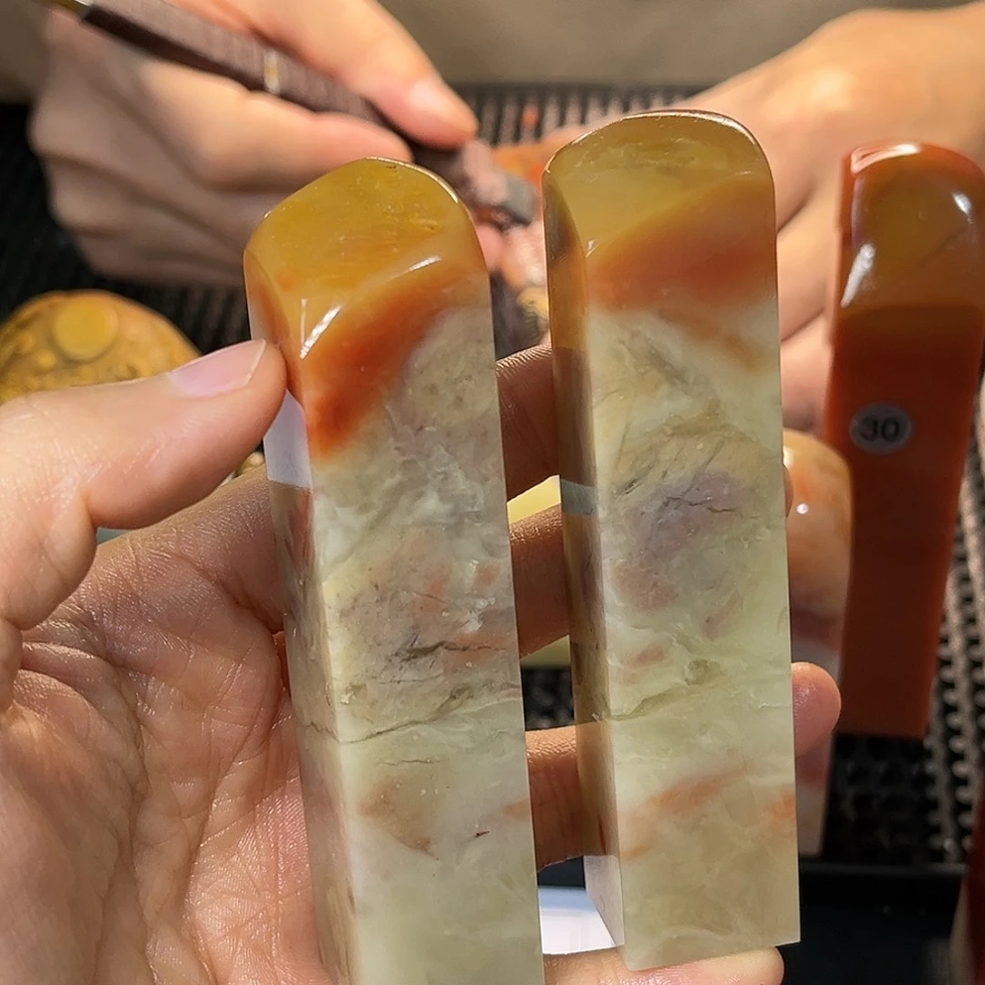 昌化石印石这么大个人都有女朋友啦