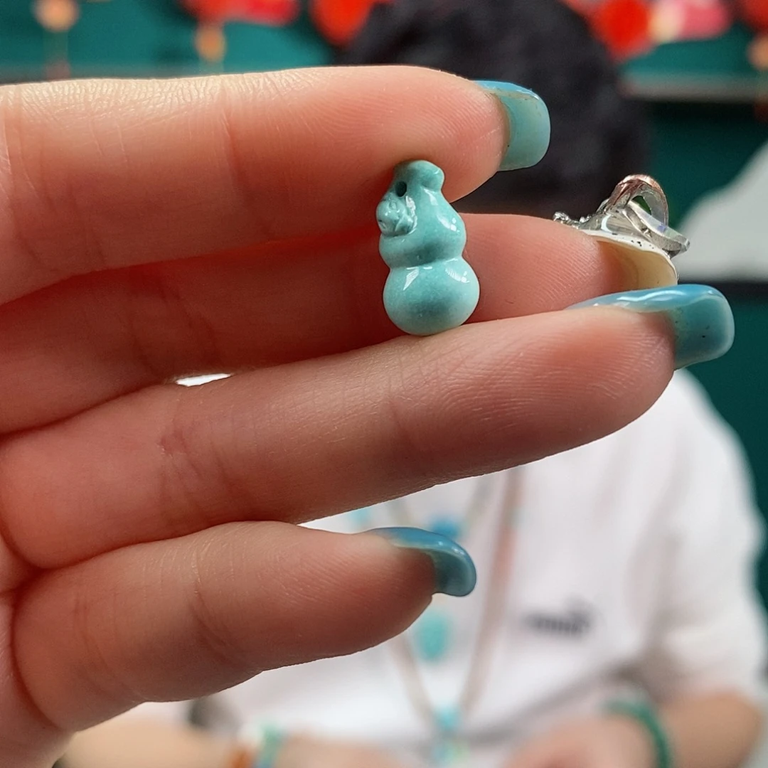 绿松石珠宝奇石未镶嵌