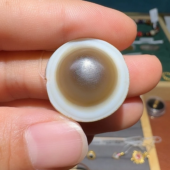 @****玛瑙/玉髓未镶嵌珠宝半成品23.1*8.7mm