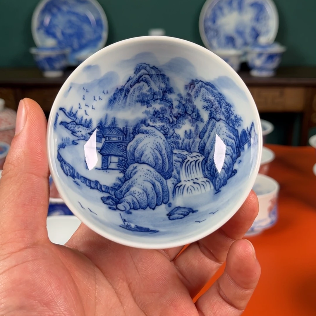 瓷片景德镇手工手绘