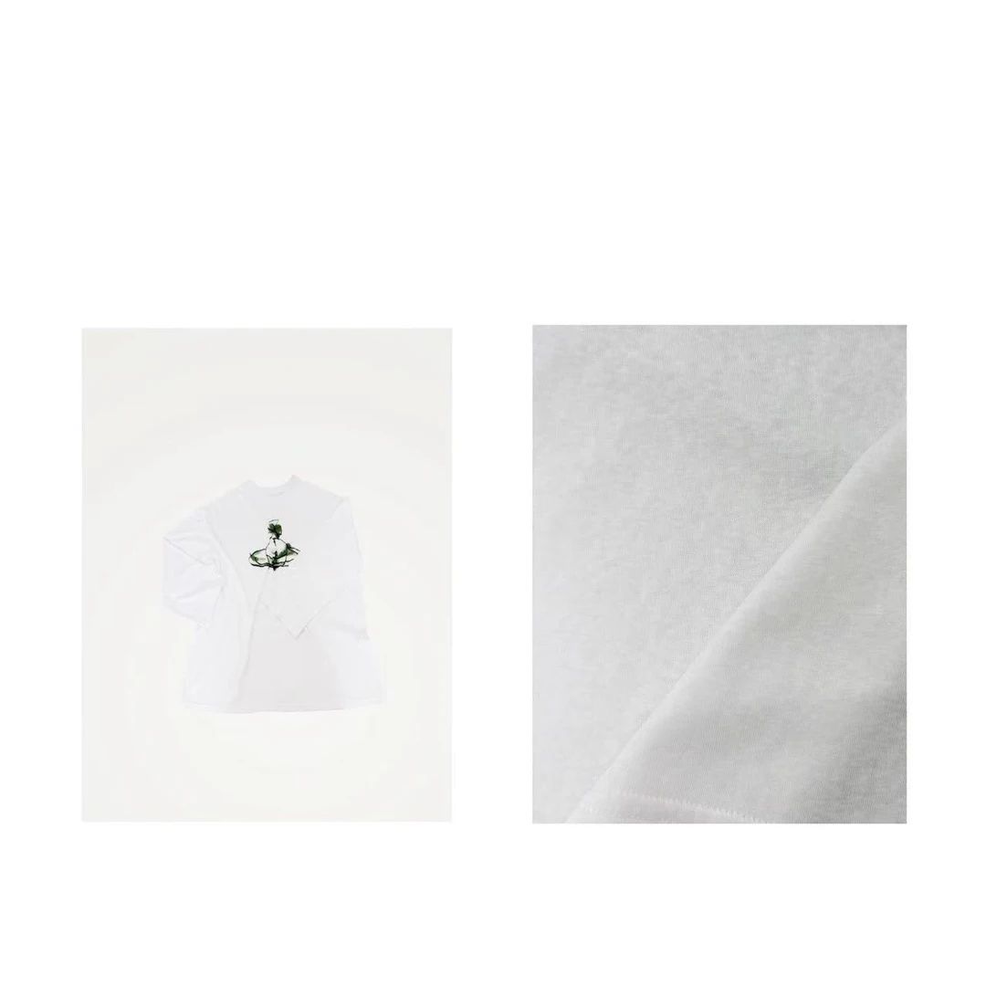 MAINRAY-「简约小球」设计感百搭圆领宽松长袖T恤