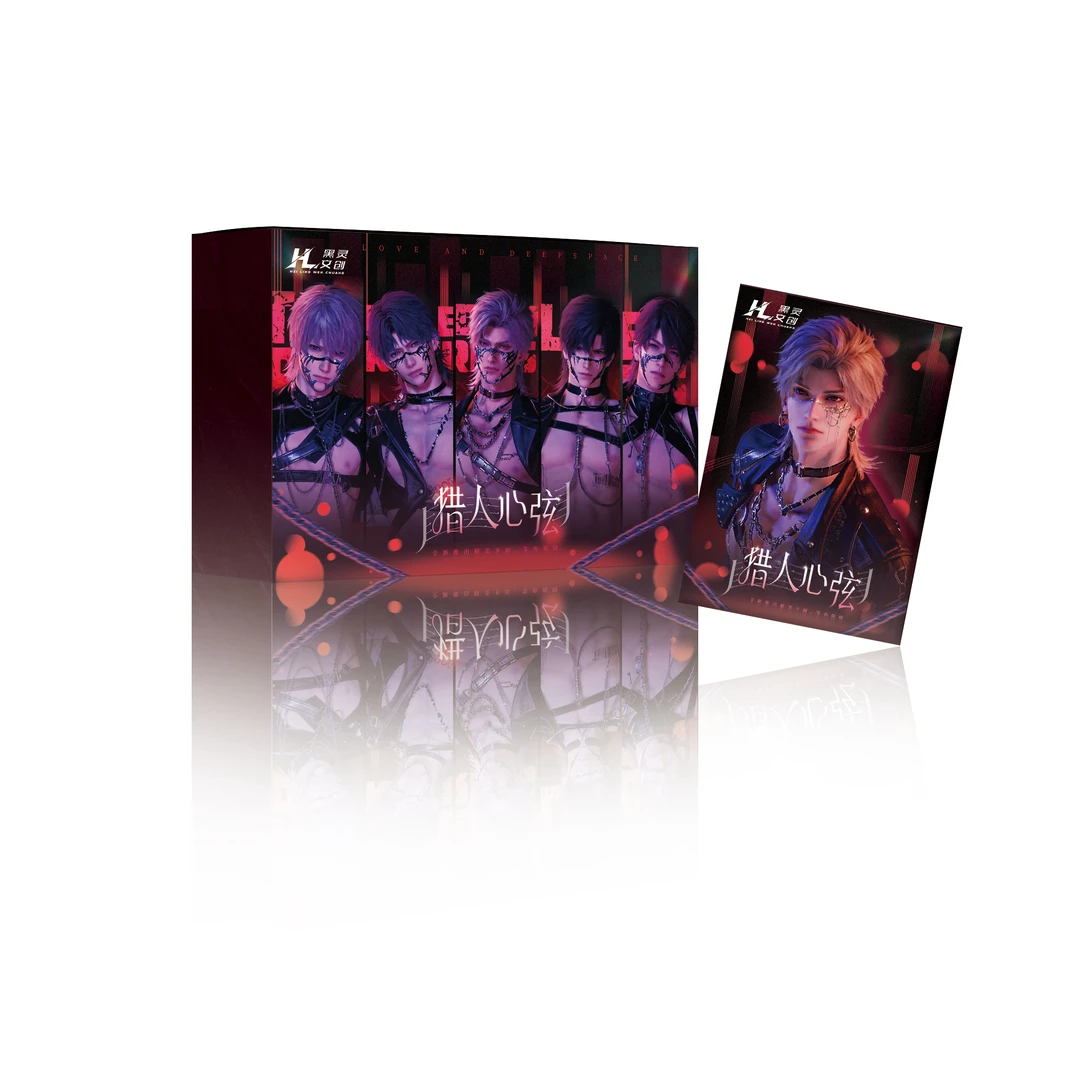 明 玩法《猎人心弦一弹》黑灵文创恋与深空二创卡牌拆盒盲盒(代拆)