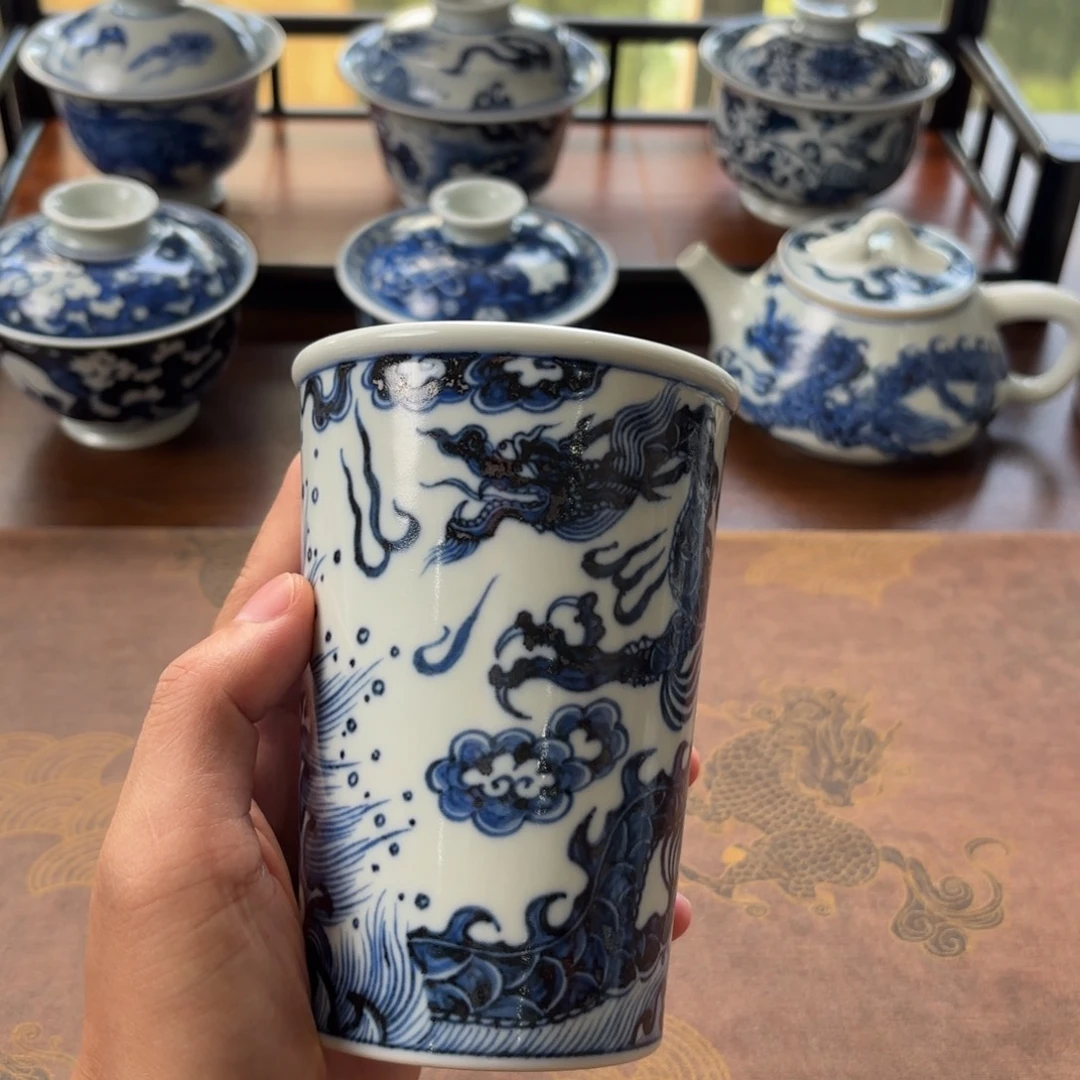 摆件景德镇手绘茶器