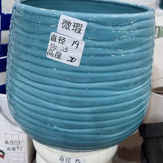 多肉绿植陶瓷花盆9.9包邮，有孔